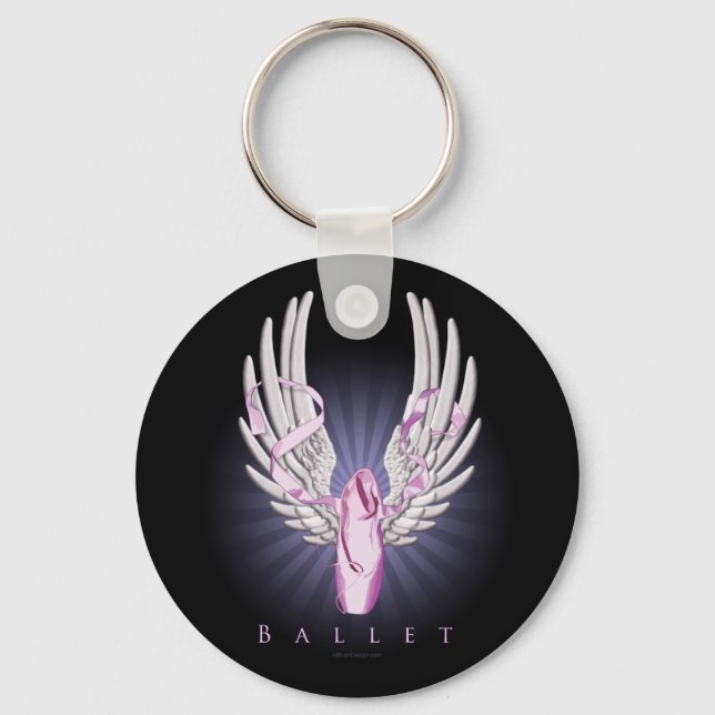 Winged Ballet (Dance) Nyckelring (Framsida)