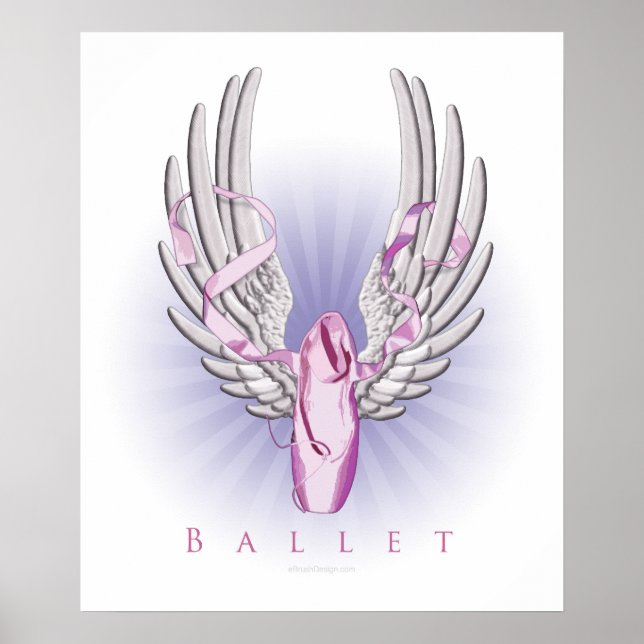 Winged Ballet (Dance) Poster (Framsidan)