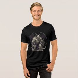 Winged Demon Beast Fantasy Illustration T Shirt