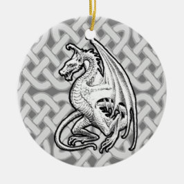 Winged Dragon Julgransprydnad Keramik