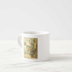 Winged Elm Fairy Sitta i Träd Espressomugg