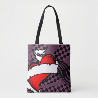 winged fashion heart tygkasse