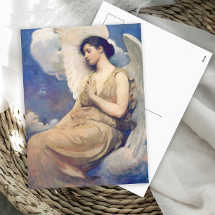Winged Figur Benice Angel Helg Vykort