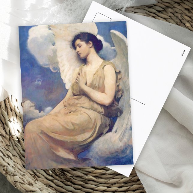 Winged Figur Benice Angel Helg Vykort (Skapare uppladdad)