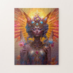Winged Goddess Fantasy Art Pussel