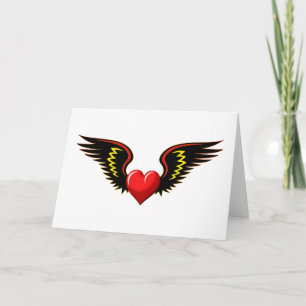 Winged Heart Helgkort