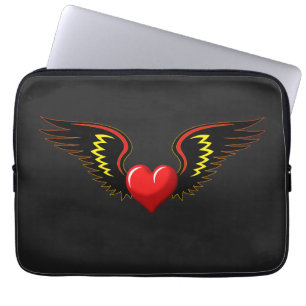 Winged Heart Laptop Fodral