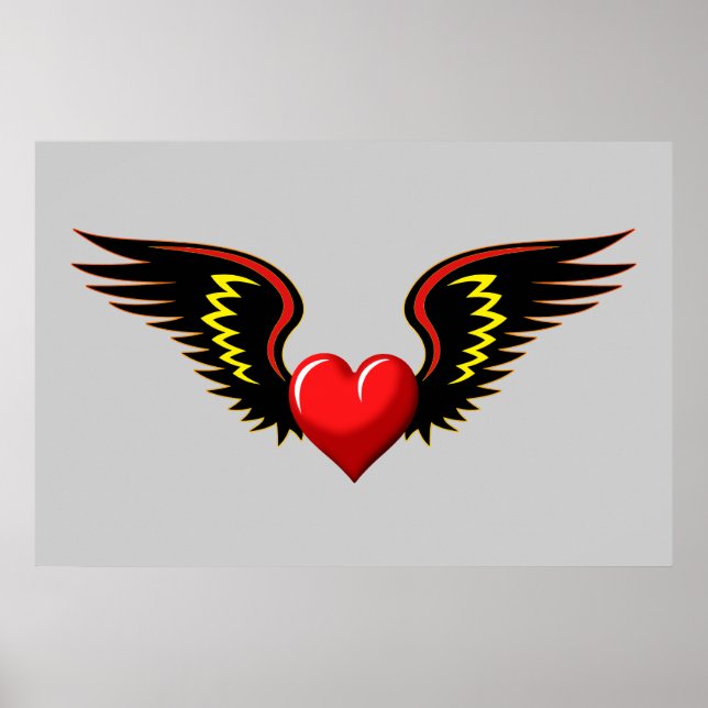 Winged Heart Poster (Framsidan)