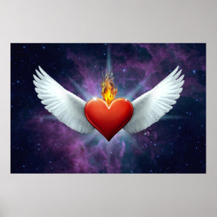 Winged Heart Poster