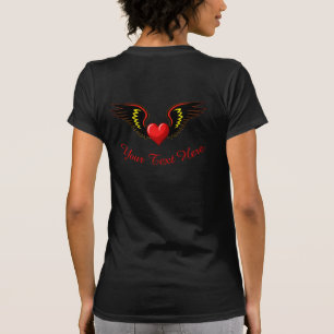 Winged Heart T Shirt