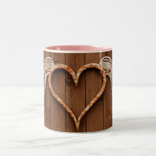 Winged Heart Två-Tonad Mugg