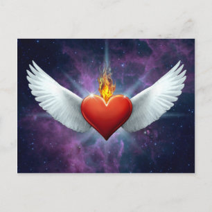 Winged Heart Vykort