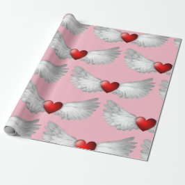 WINGED HEART Wrapping Papper Presentpapper
