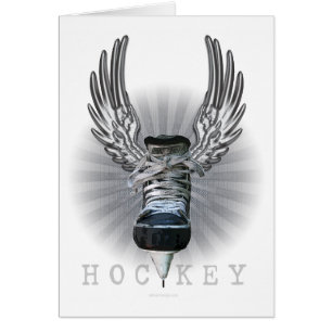 Winged Hockey Hälsningskort