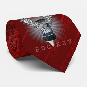 Winged Hockey Personlig tie Slips