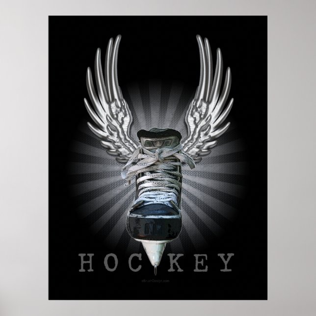 Winged Hockey Poster (Framsidan)
