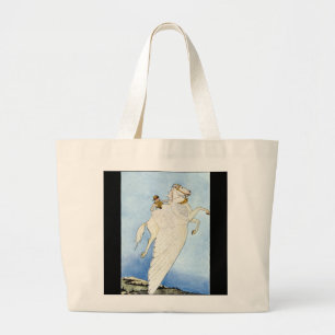 Winged Horse Bag Jumbo Tygkasse