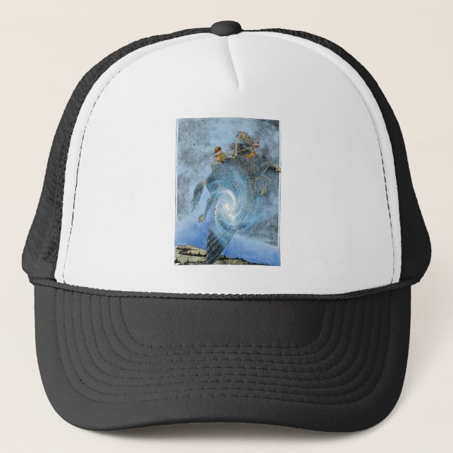 Winged Horse Hat Truckerkeps (Framsida)