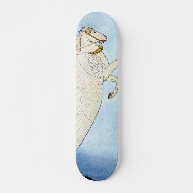 Winged Horse Skateboard Bräda 20,5 Cm (Framsida)