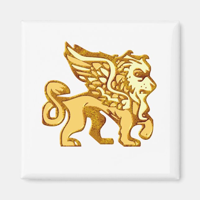 Winged Lejon Magnet (Framsidan)