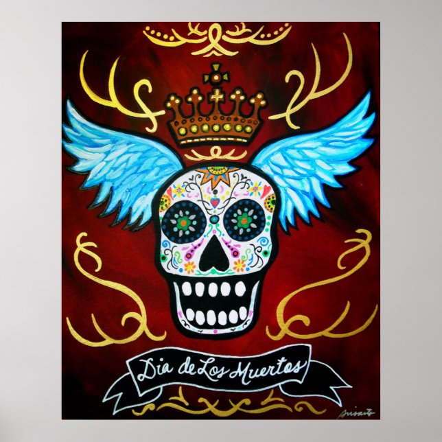 WINGED MUERTOS POSTER (Framsidan)