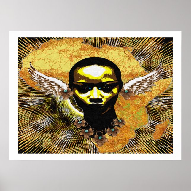 Winged Öron Angel för Afrika Poster (Framsidan)
