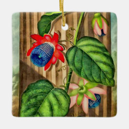 Winged Passion-Flower Temple of Flora - jul Julgransprydnad Keramik