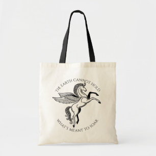 Winged Pegasus: inspirationell grekisk mytologi Tygkasse