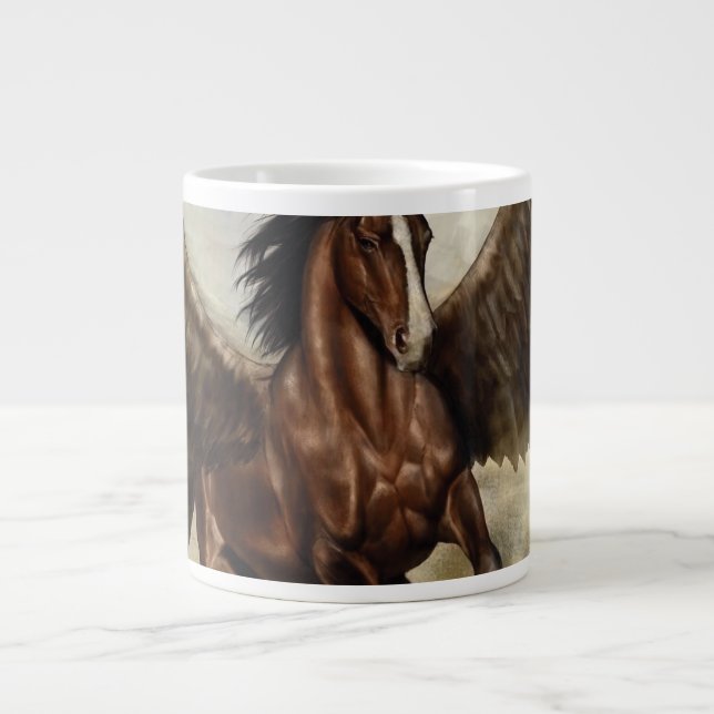 Winged Pegasus Jumbo Mugg (Framsidan)