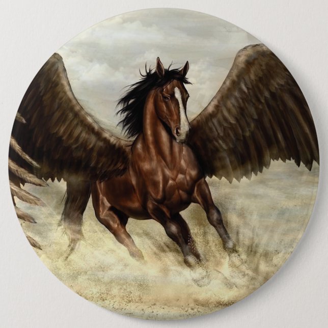 Winged Pegasus Knapp (Framsida)