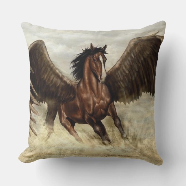 Winged Pegasus Kudde (Framsida)