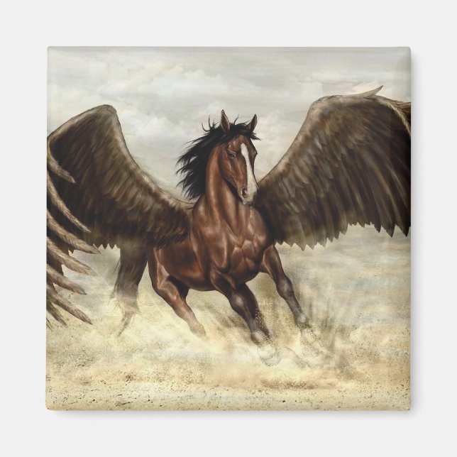 Winged Pegasus Magnet (Framsidan)