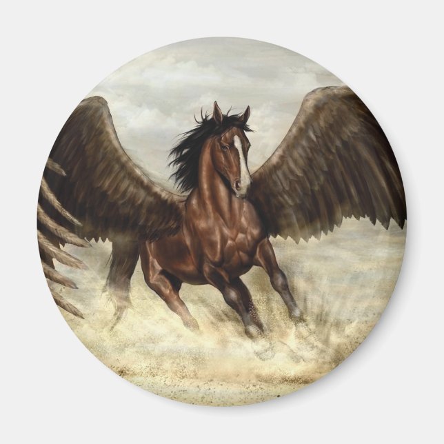 Winged Pegasus Magnet (Framsidan)