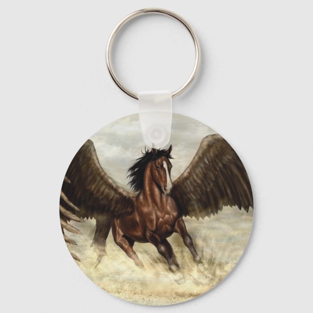 Winged Pegasus Nyckelring (Framsida)