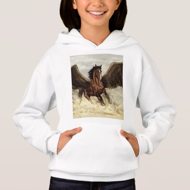 Winged Pegasus T Shirt (Framsida)