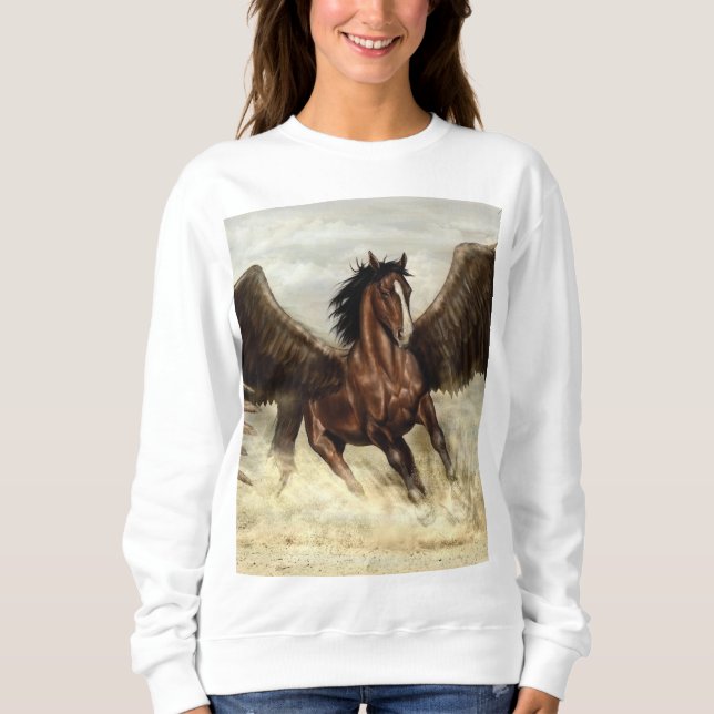 Winged Pegasus T Shirt (Framsida)