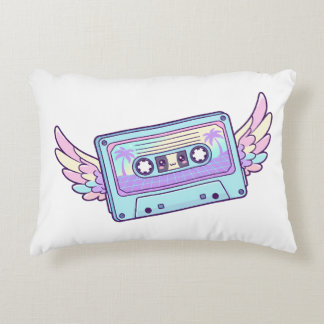 Winged Retro Cassette Prydnadskudde