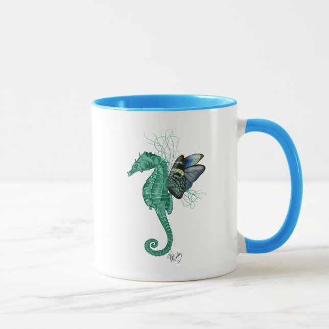 Winged Seahorse Mugg (Höger)
