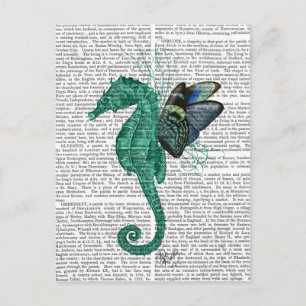 Winged Seahorse Vykort
