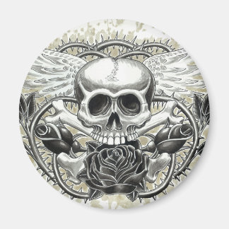 Winged Skull-magnet Magnet