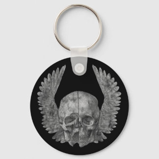 Winged Skull Nyckelring