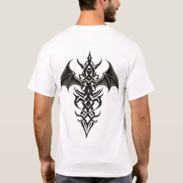 Winged Tribal Dagger Crest T Shirt