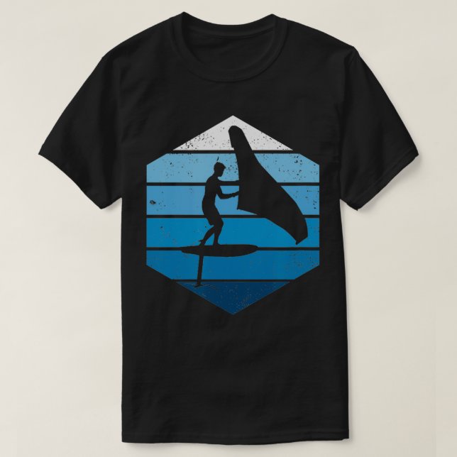 Wingfoil Hydrofoil Kitesurf T Shirt (Design framsida)