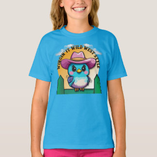 Wingin it Vilda western-Stil-Cute Bluebird T Shirt