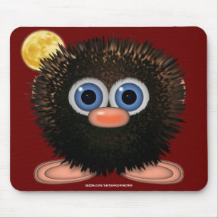 Wingle the Cute Wuzzy Butt & Måne, Kids Mousepad Musmatta