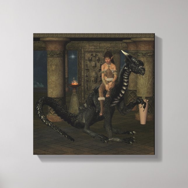 Wingless Friends Canvastryck (Framsida)