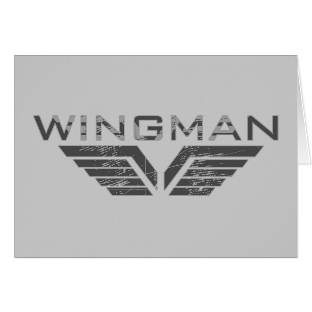 Wingman Hälsningskort (Framsidan Horizontal)
