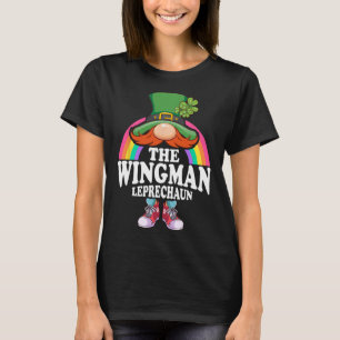 Wingman Leprechaun St Patricks Day Dräkt T Shirt
