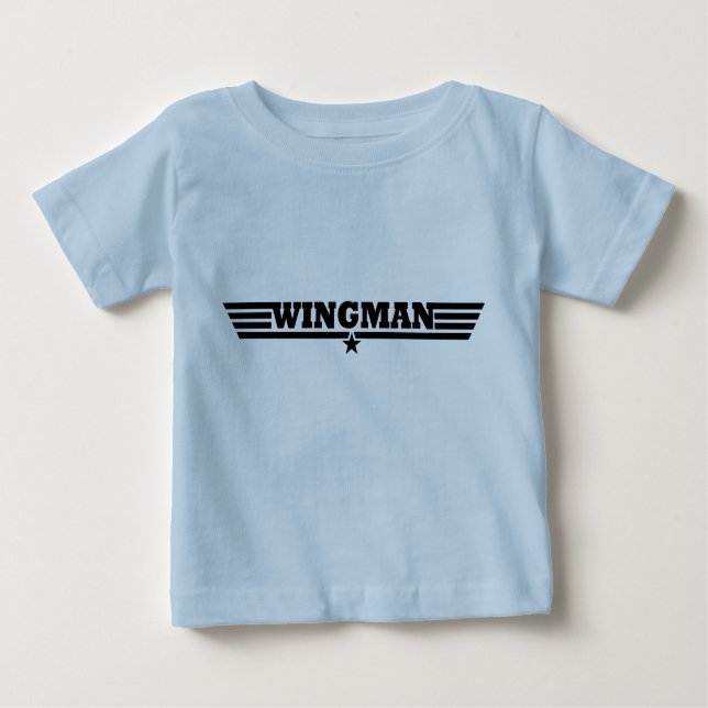 Wingman Vingar Logotyp T Shirt (Framsida)