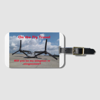 Wingman/ Wingwomen Luggage Tag Bagagebricka